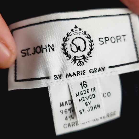 St John Sport By Marie Gray Pants Size 16 - Picture 9 of 11